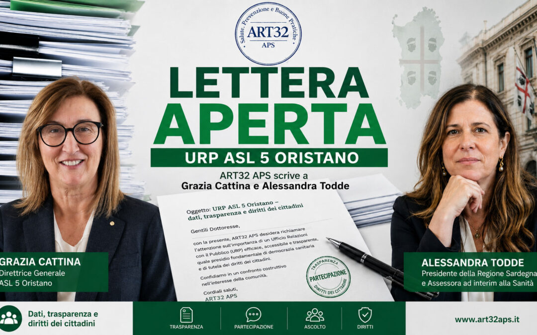 Lettera Aperta alla Direzione ASL
